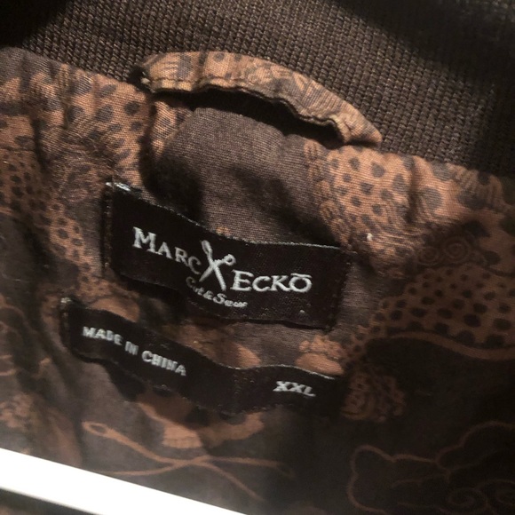 🐲🎃Vintage Marc Ecko Cut & Sew Embroidered Jacket- 687 $180 or $150 w/offer - Picture 3 of 7